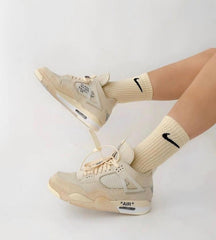 Nike Air Jorden Retro 4 OFF WHITE