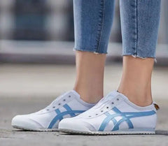 Onitsuk_a Tiger Mexico 66 Slip-On Light Blue White Girls 7A Premium (D-1747)