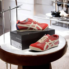 Onitsuk_a Tiger Mexico 66 Red Beige Blue 7A Premium First Copy (D-1834)