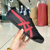 Onitsuk_a Tiger Mexico 66 Black Classic Red Mens First Copy Sneakers D-1946