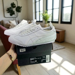 Onitsuka Tiger Mexico 66 Full White Mens 7A Sneakers D-1908