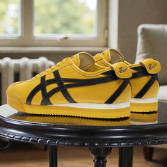 Onitsuka Tiger Mexico 66 PF Yellow Black 7A Premium Mens Sneakers D-2082