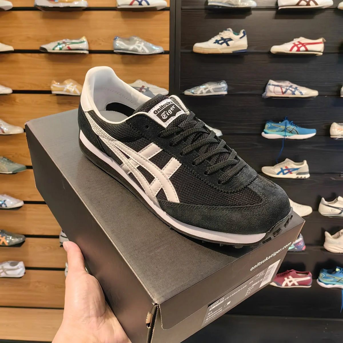Onitsuka Tiger EDR 78 Black White Premium First Copy Sneakers D-2056