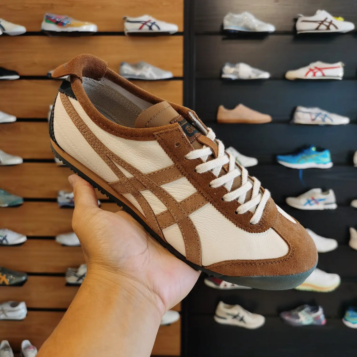 Onitsuk_a Tiger Mexico 66 Cacao Brown  Mens 7A Premium First Copy (D-1852)