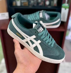 Onitsuk_a Tiger Mexico Delegation - Pine GreenCream  Retro 1968 Heritage (D-1995)