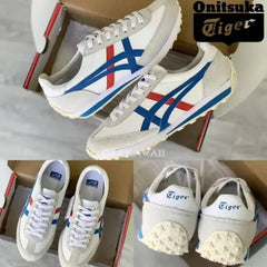 Onitsuk_a Tiger EDR 78 WhiteBlueRed  Iconic Tricolor Retro Runners (D-1982)