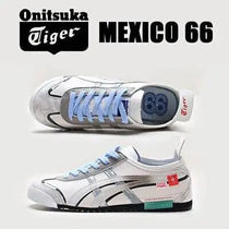 Onitsuka Tiger Mexico 66 x Panda Prank White Blue Laces D-1787