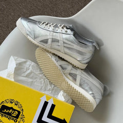 Onitsuk_a Tiger Mexico 66 SD Pure Silver Cream  7A Premium Sneakers D-2077