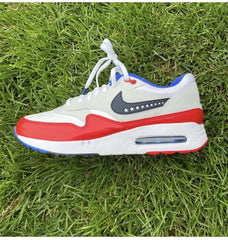 Nike Airmax 1 Golf USA WHITE RED BLUE (FIX)