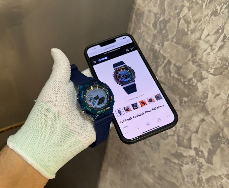 G-SHOCK BLUE PREMIUM WATCH Main image