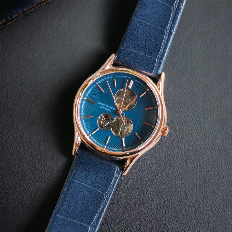 Emporio Arma_i Station Blue Copper Automatic Main image