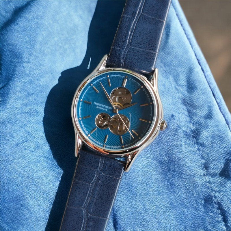 Emporio Arma_i Station Blue Silver Automatic Main image