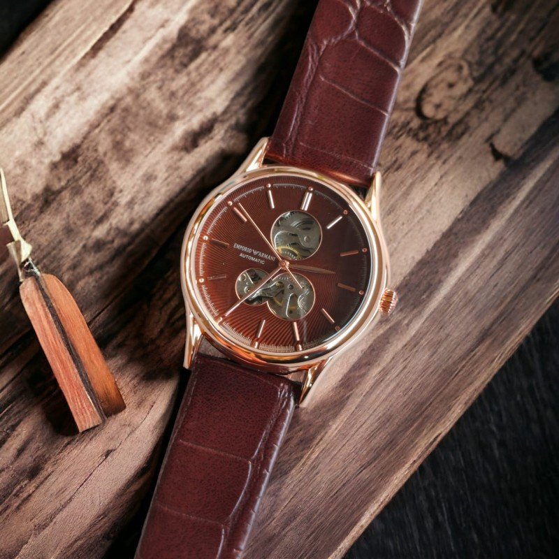 Emporio Arma_i Station Brown copper Automatic Main image