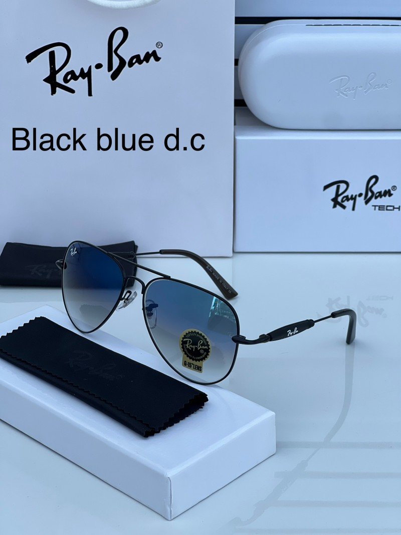 Rey ban 3517 black blue d.c