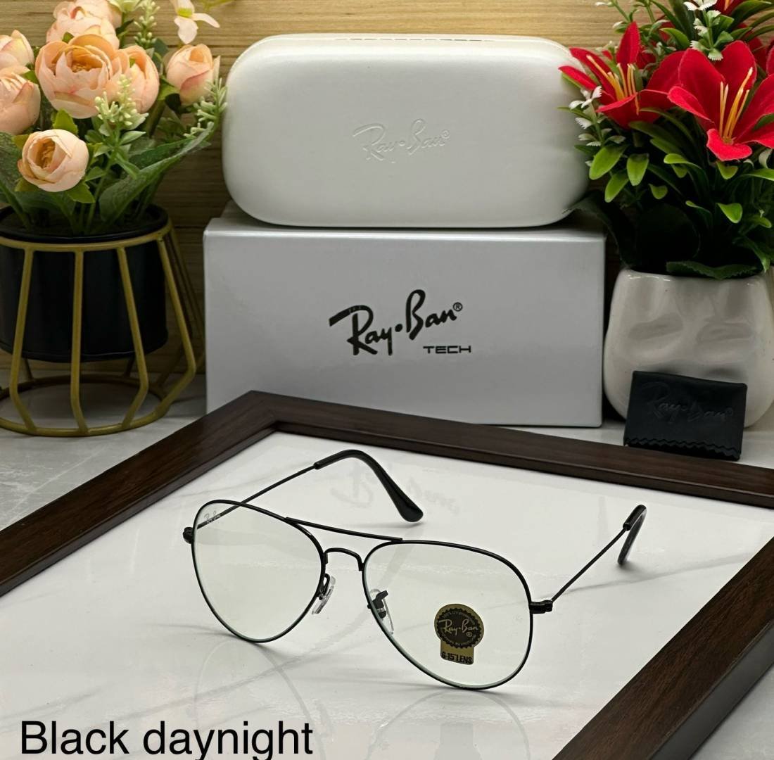 Rey ban aviator 3026 black day night