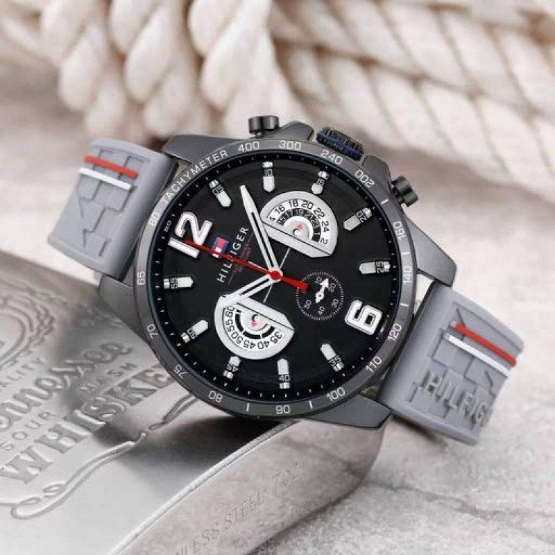 TOMMY HILIFIGER ALL CHRONO GREY BELT Main image