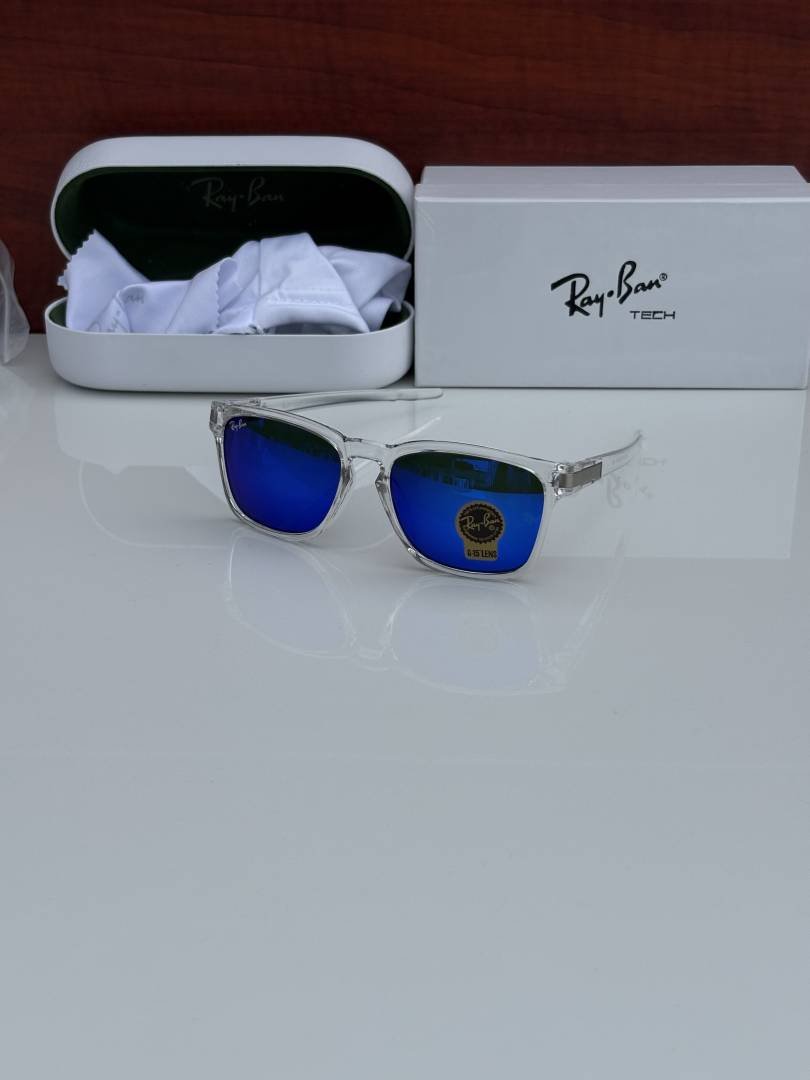 Rey ban 4735 transparent blue mercury glass quality