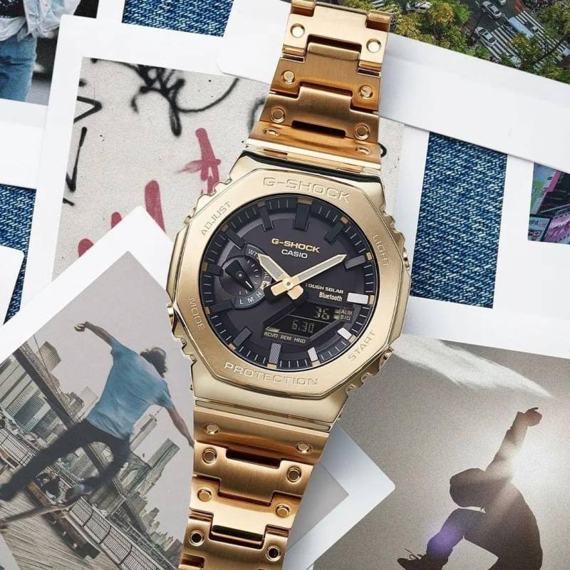 Gshock GM2100 Premium Japan Quality Gold W97 Main image