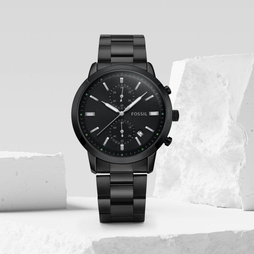 Fosil Townsman Chronograph Black-White Main image