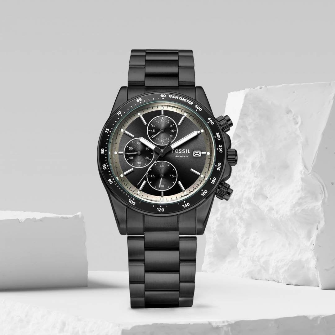 Fosil sports All Chronograph Working Full Black W102 Main image