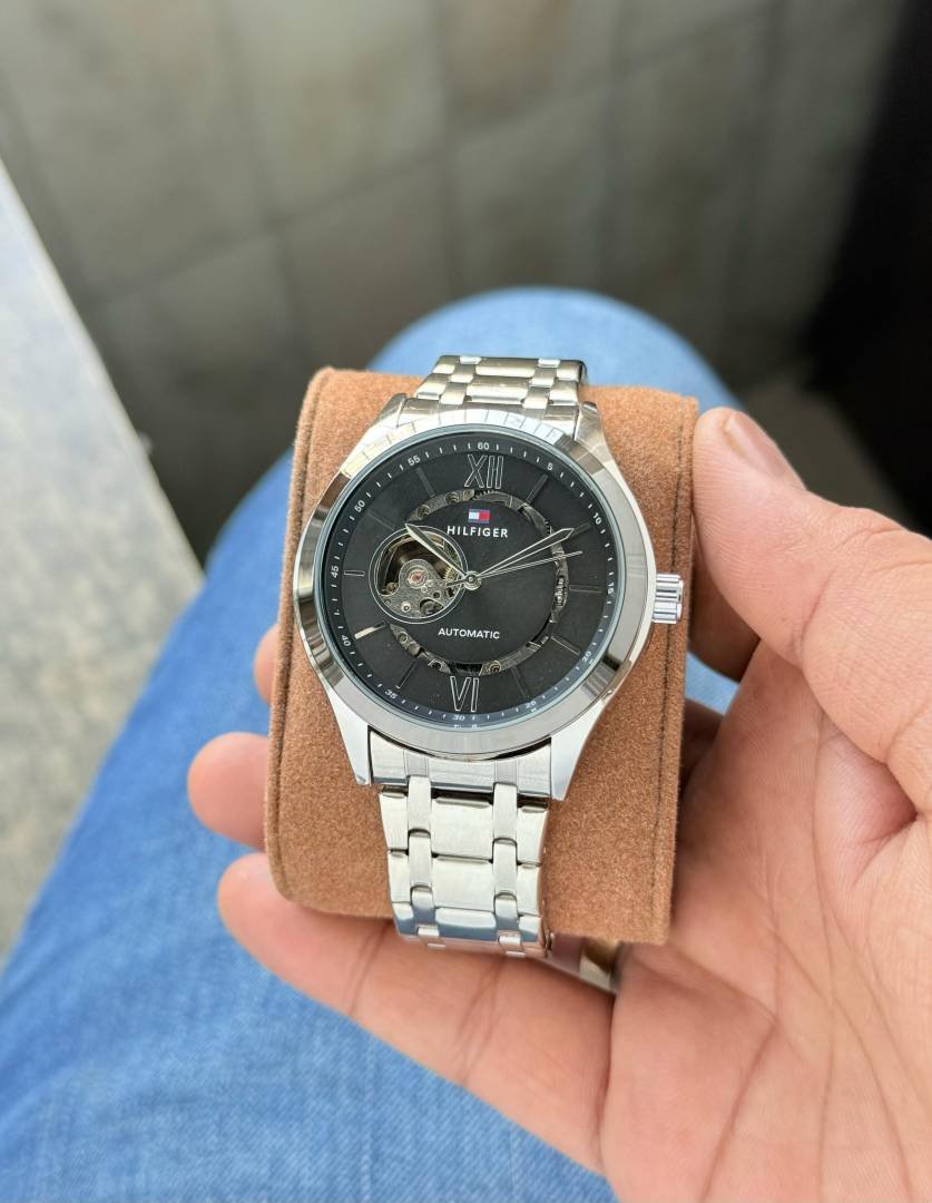 Tommy Silver Black Automatic B1 Main image