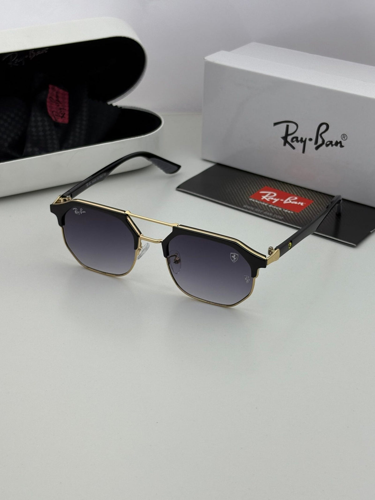 Rey ban 2170 golden black shaded
