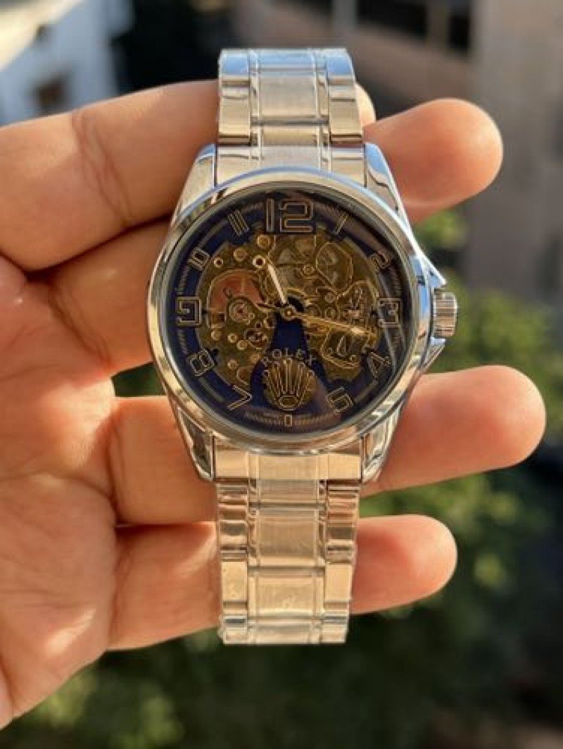 ROLLEX AUTOMATIC SILVER BLUE