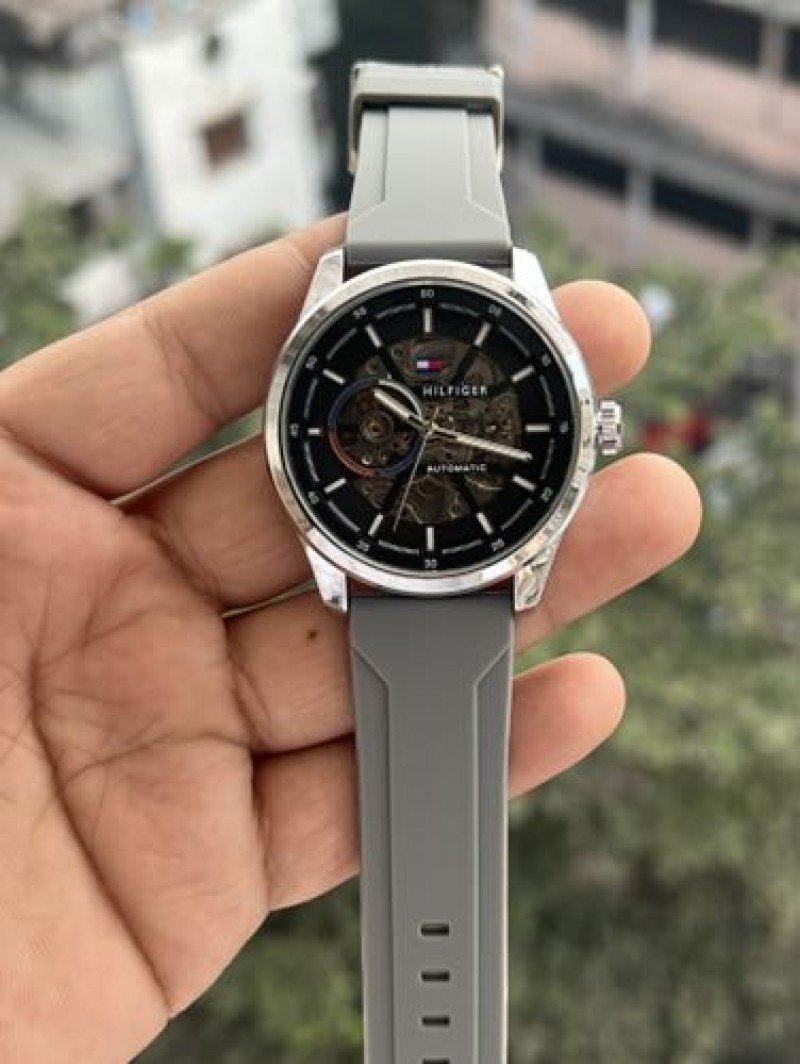 TOMMY HILFIGR AUTOMATIC GREY BELT Main image