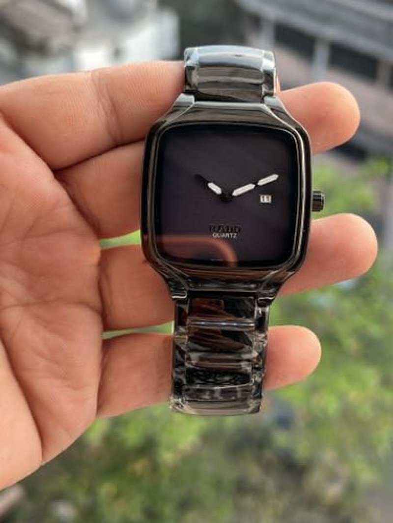 RAD SQUARE BLACK BLUE DIAL