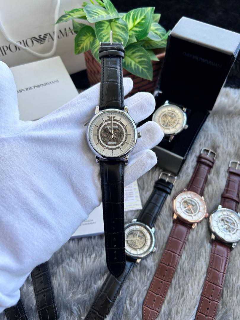 Emporio Arma_i Meccanico Automatic Black Silver White W136 Main image