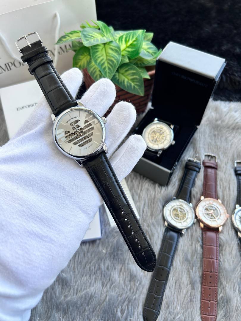 Emporio Arma_i Meccanico Black Silver Automatic W135 Main image