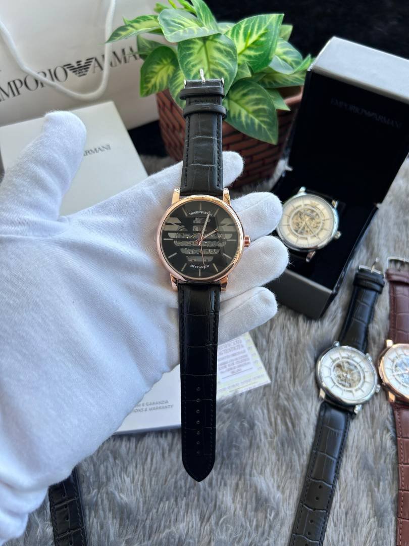 Emporio Arma_i Meccanico Black Gold Automatic W133 Main image