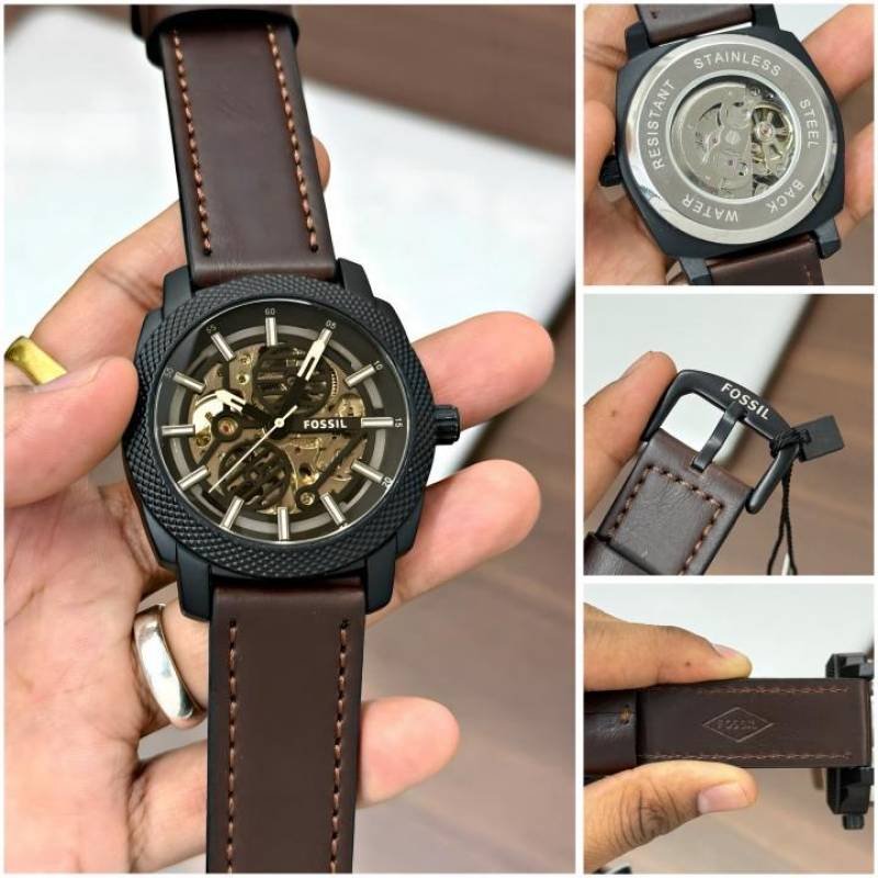 Fosssi_l me automatic leather belt Watch Main image