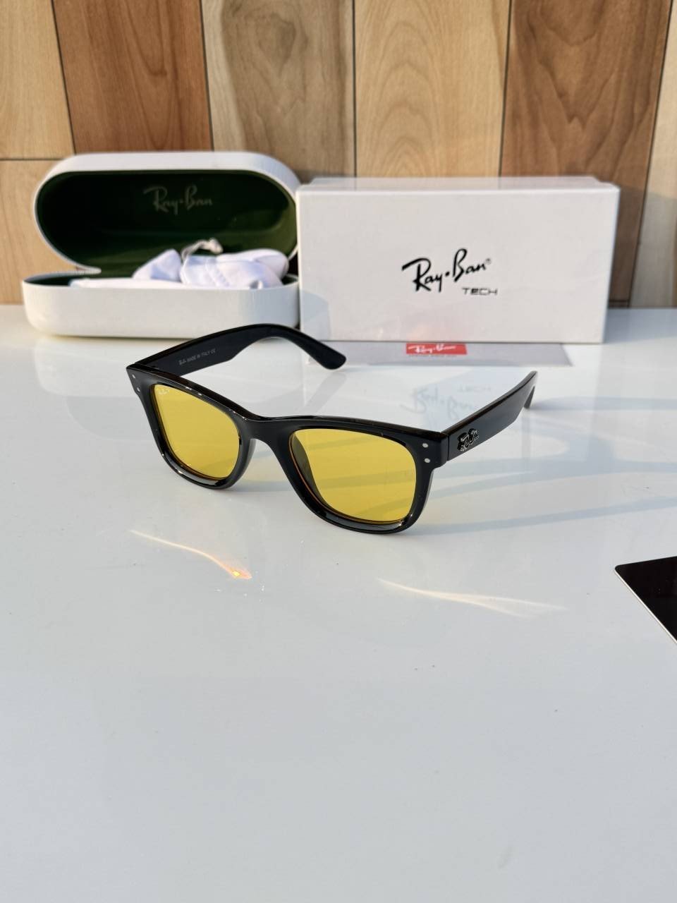 RayBa 0502 black yellow