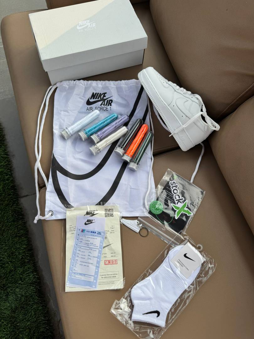 Nike Airforce 1 Low WHITE SEMI UA With DUST BAG (FIX)