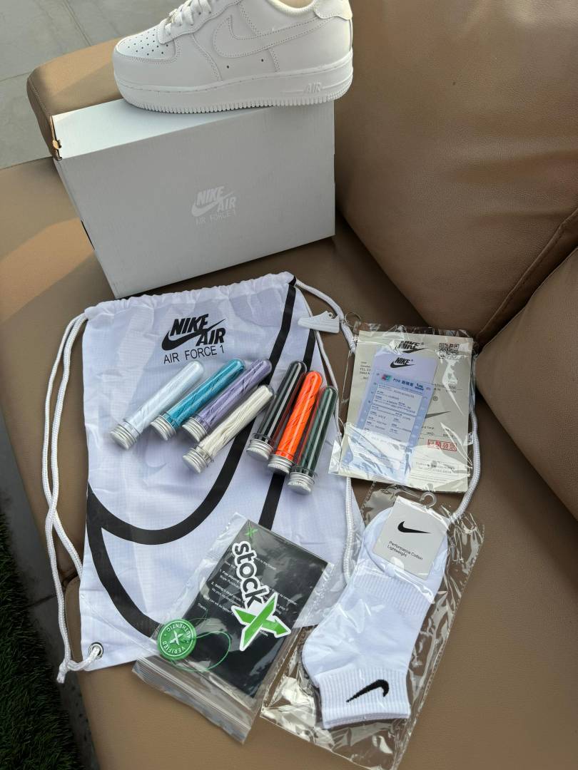 Nike Airforce 1 Low WHITE SEMI UA With DUST BAG (FIX)