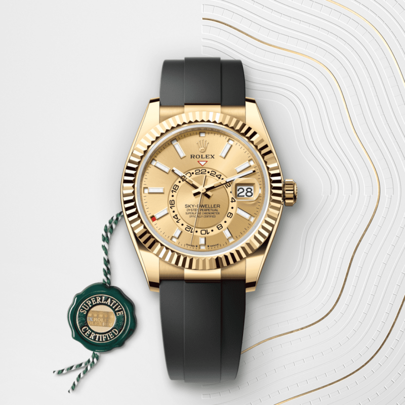 ROLLEX SKY-DWELLER AUTOMATIC WATCH M-8