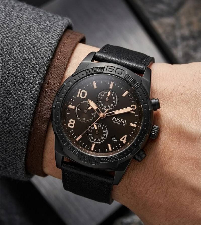 Fosil Bronson Chronograph Luggage Leather