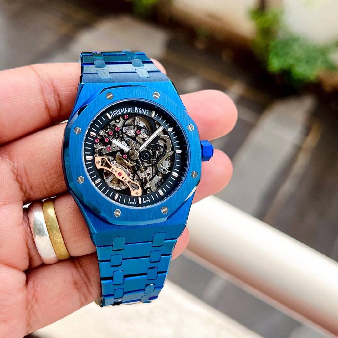 Audemars piguee_t Royal Oak Skeleton Automatic Blue Main image