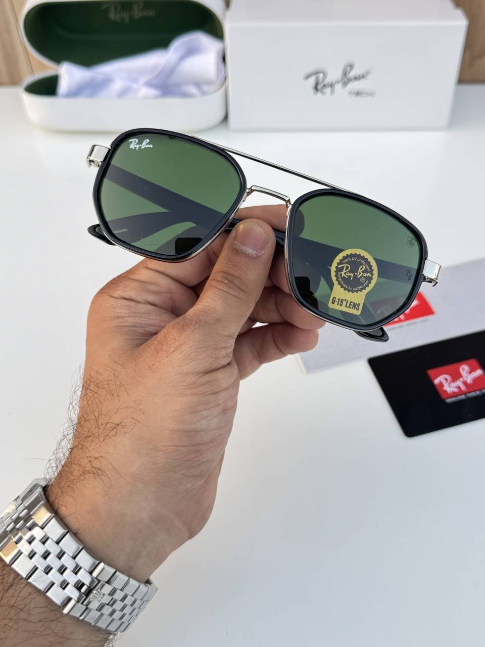 rayba 30165 silver green
