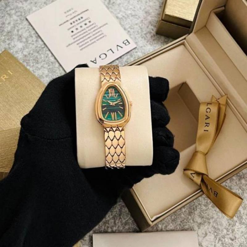 Bvlgar_i serpenti seduttori womenswach rose green 147 Main image
