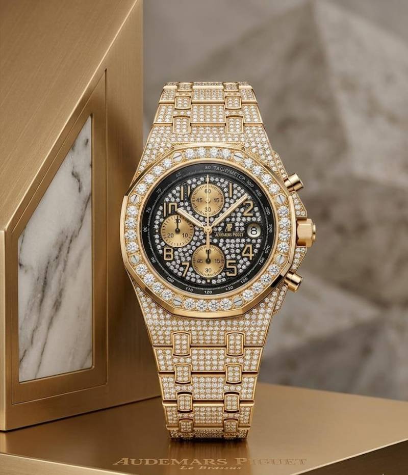 Audemars Piguee_t Royal Oak TachyMeter Iced Out Main image