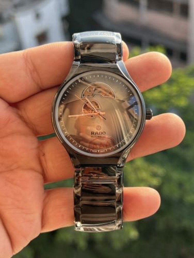 RAADO ROUND BLACK GREY AUTOMATIC