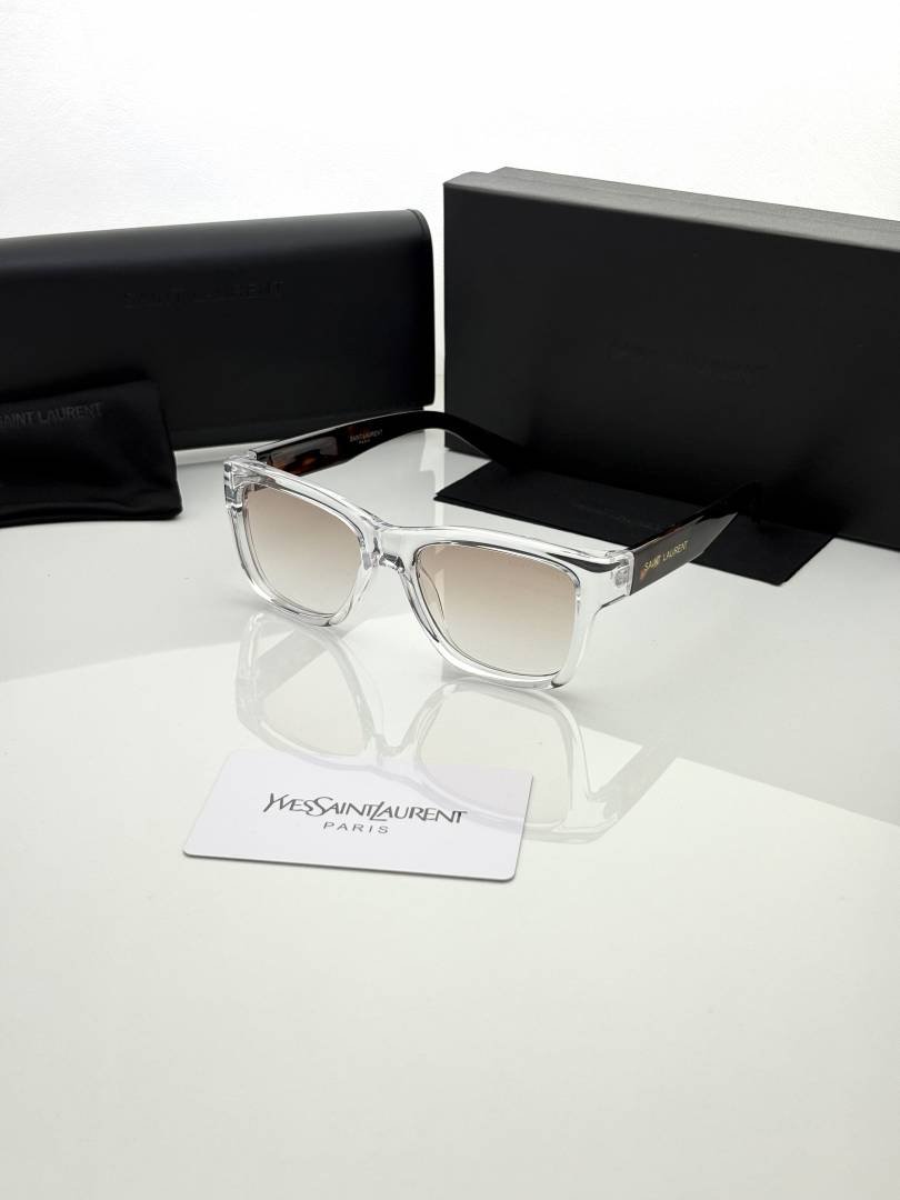 Ysl 25002 brown shaded