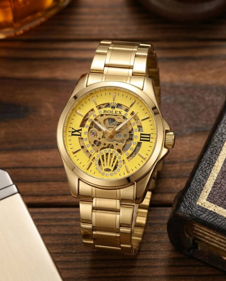 Rolee_x Oyster Perpetual Automatic Pagani Gold-Gold