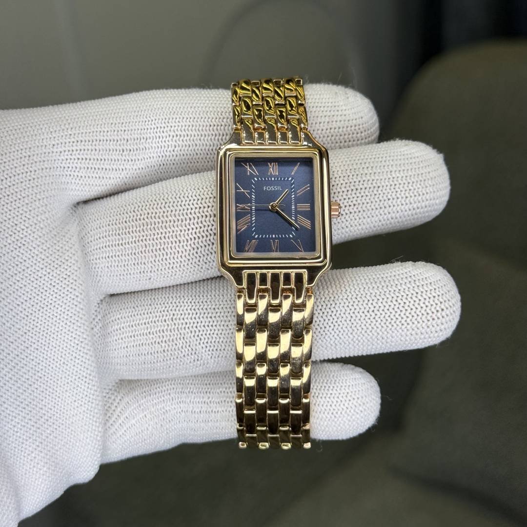 Fosil_Square_RoseGold_Blue_116