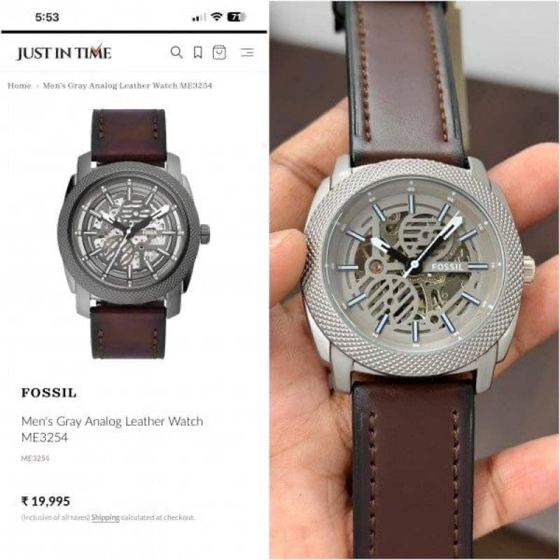 Fosssi_l ME Leather Belt Watch Main image