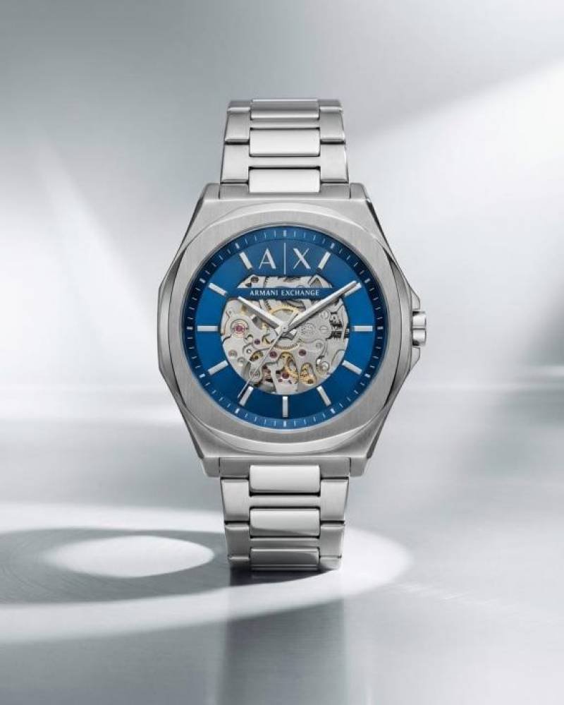 Arma_i Exchange Ax2418 Hampton Automatic Silver-Blue WC 1331