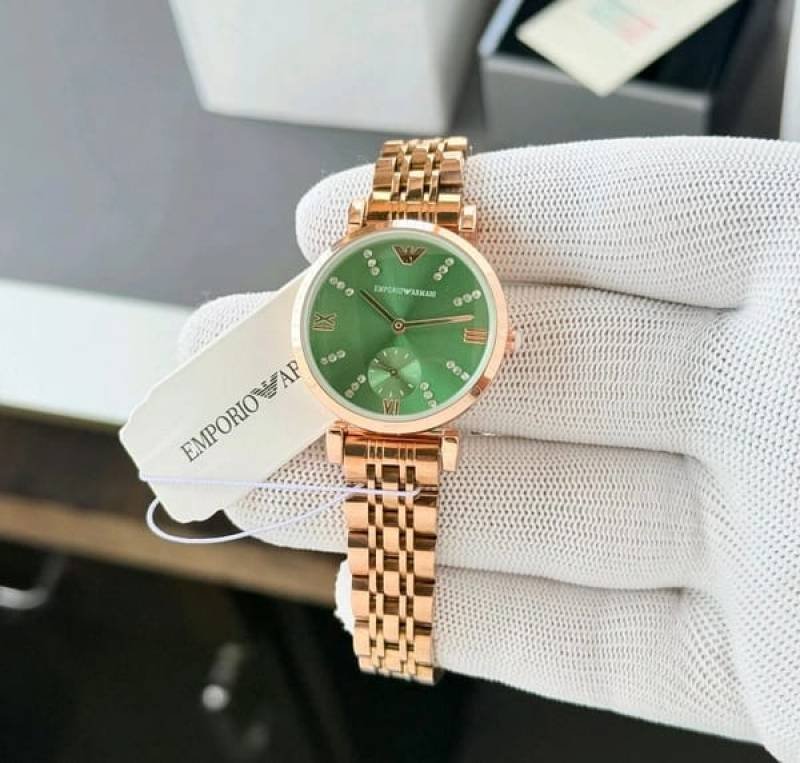 Emporio arma_i classic  lady 386 rose green diamond Main image