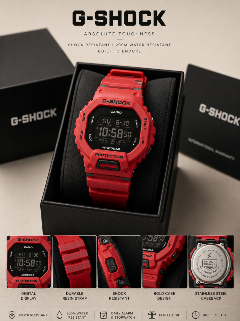 CASIO G-Shock GBD-200-2DR Digital Main image